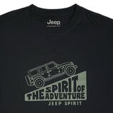 Jeep 男短袖上衣 深灰
