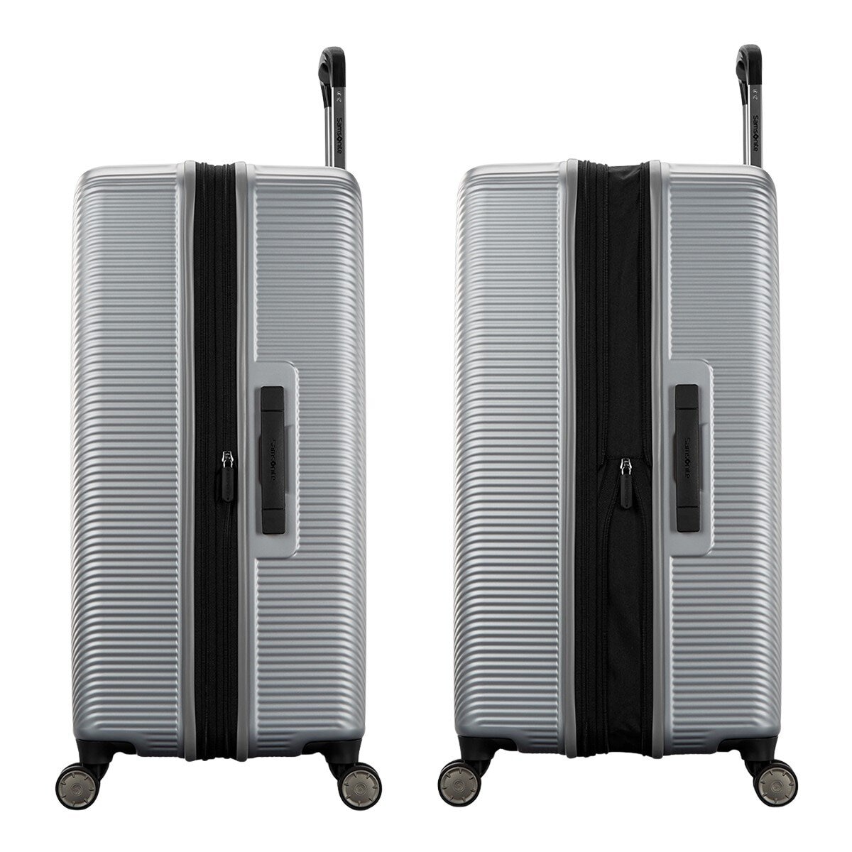 Samsonite Element Xlt 22吋 + 30吋 行李箱 二入組 銀色