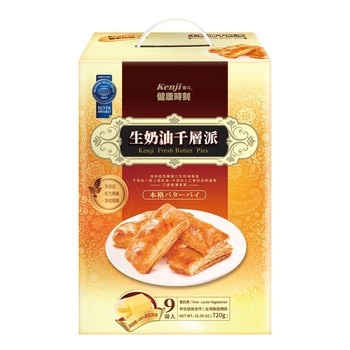 健康時刻 生奶油千層派 80公克 X 9盒 健康時刻 生奶油千層派 80公克 X 9盒