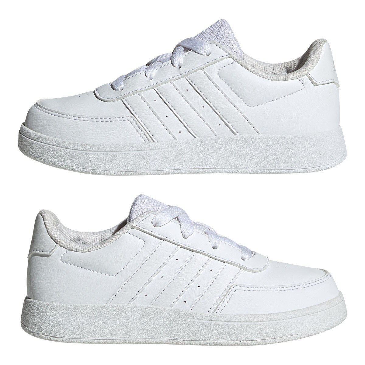 Adidas 兒童休閒鞋 白