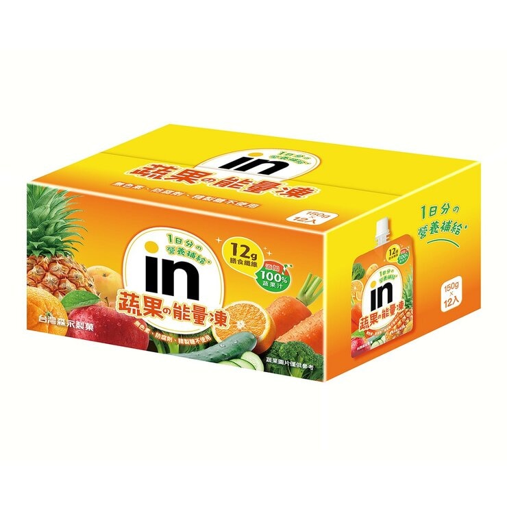 Morinaga IN Jelly [Vegetable] 150 g X 12-Pack