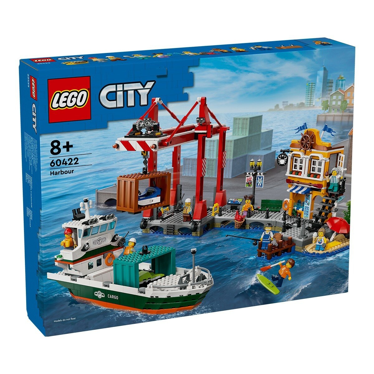 LEGO 城市系列 濱海港口和貨船 60422 / 8歲以上