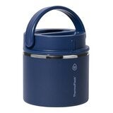 ThermoFlask 不鏽鋼真空食物燜燒罐 591毫升 X 2件組 深藍+白