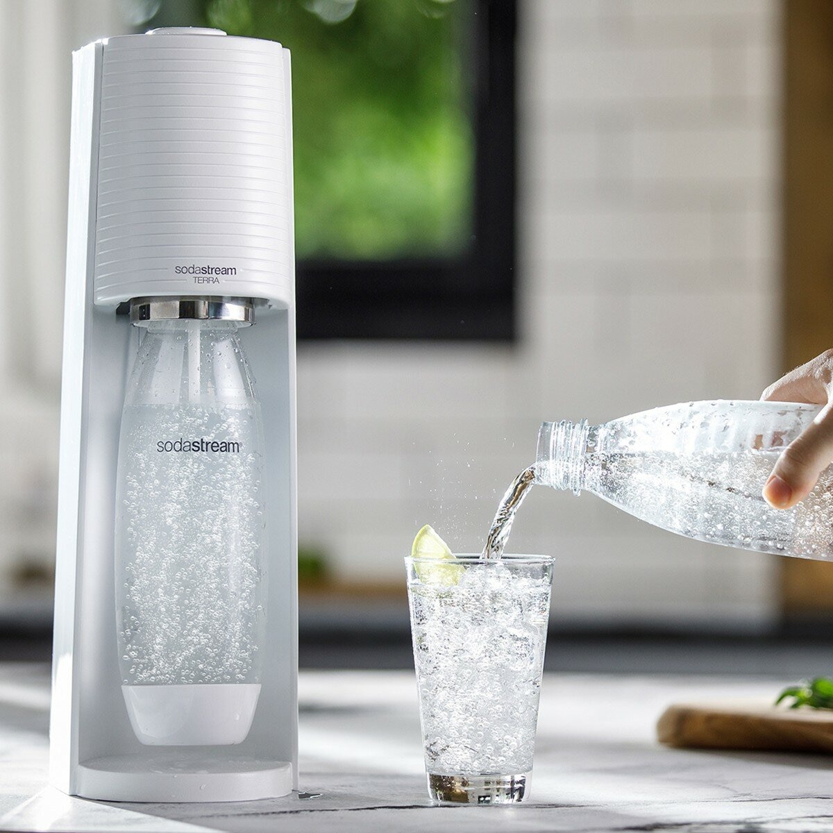 SodaStream Terra 自動扣瓶氣泡水機 白