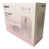 羅技 M221 靜音無線滑鼠 2入 粉色
