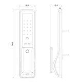 dormakaba AS901 四合一推拉智慧電子鎖
