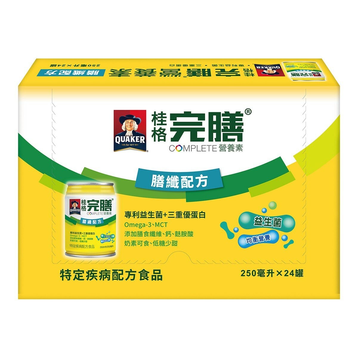 桂格 完膳營養素膳纖配方 250毫升 X 24罐