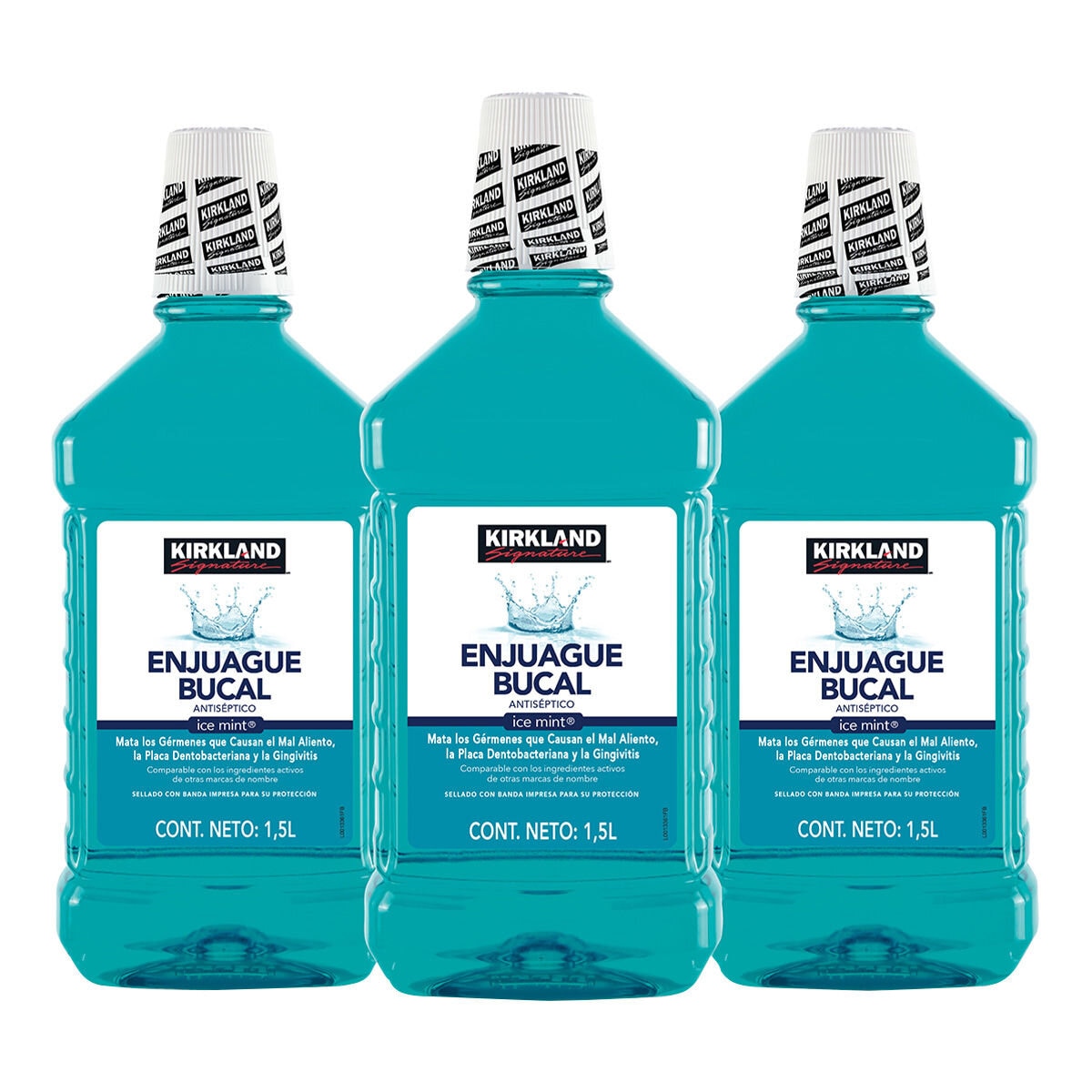 Kirkland Signature Mouth Rinse 1.5 L X 3-Pack