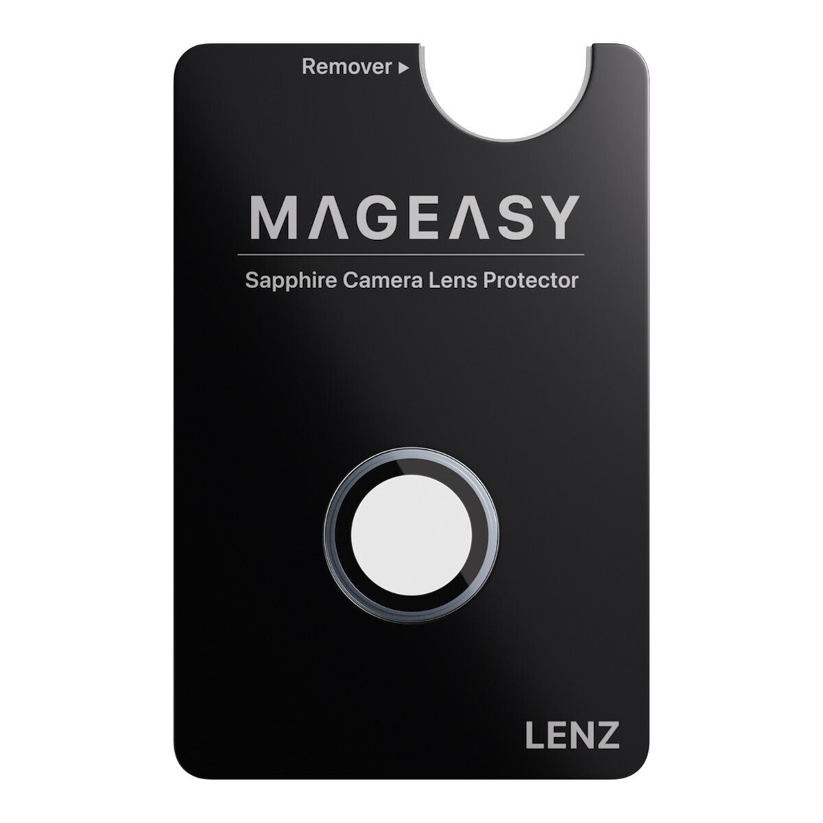 MAGEASY Bright M 不發黃軍規磁吸透明殼 iPhone Air (白磁圈) + 鏡頭保護貼Lenz(雲霧) + Vetro 9H 鋼化玻璃保護膜