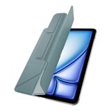 MAGEASY Facet 全方位支架透明背蓋保護套 適用於 2024 iPad Air 13吋 2025 M3 / 2024 M2 寧靜藍