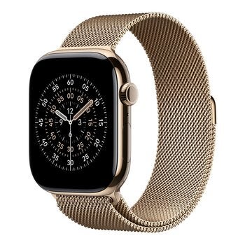 Apple Watch Series 11 GPS + 行動網路 46公釐 金色鈦金屬錶殼 附金色米蘭式錶環 M/L