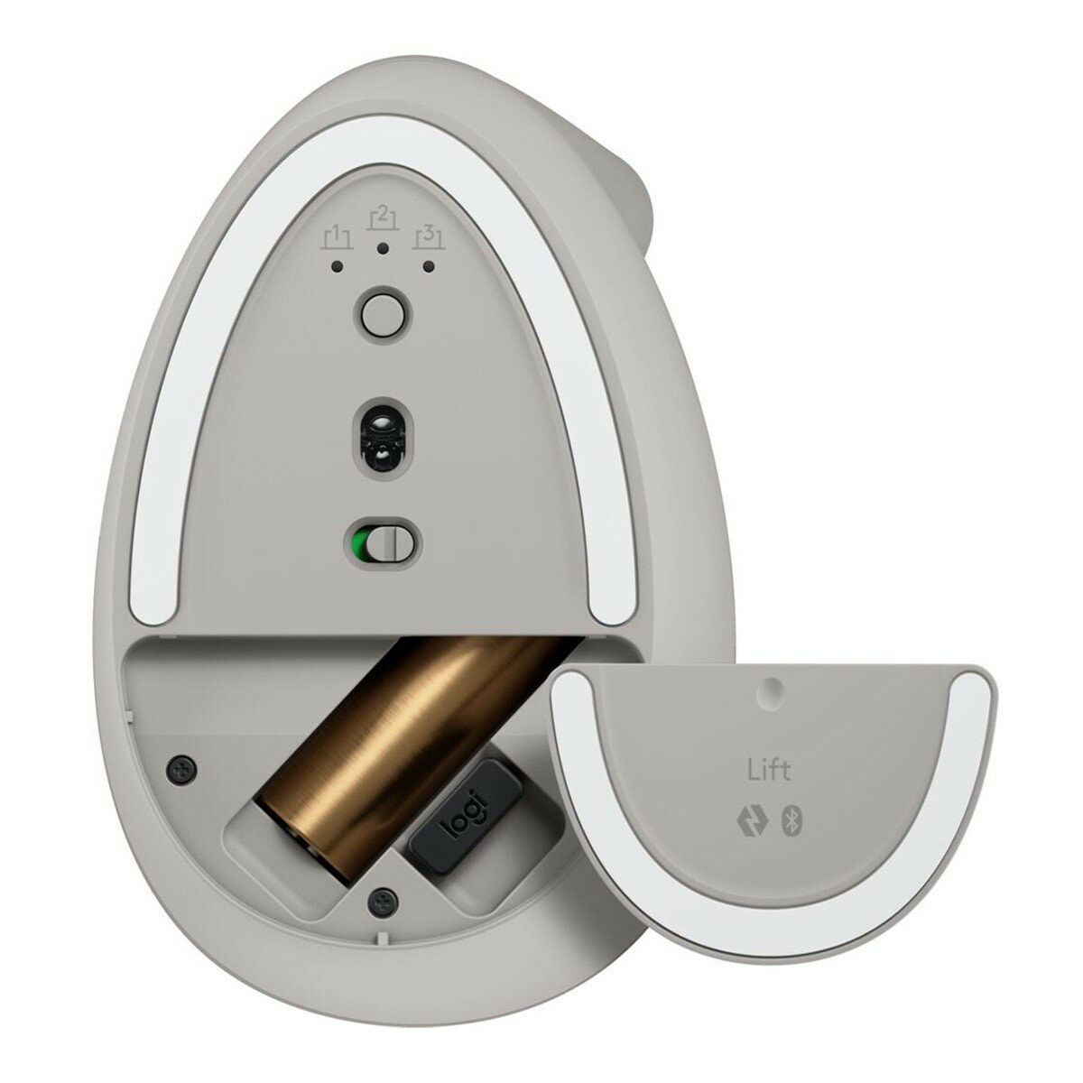 羅技 LIFT 人體工學垂直滑鼠 迷霧灰 羅技 LIFT 人體工學垂直滑鼠 迷霧灰