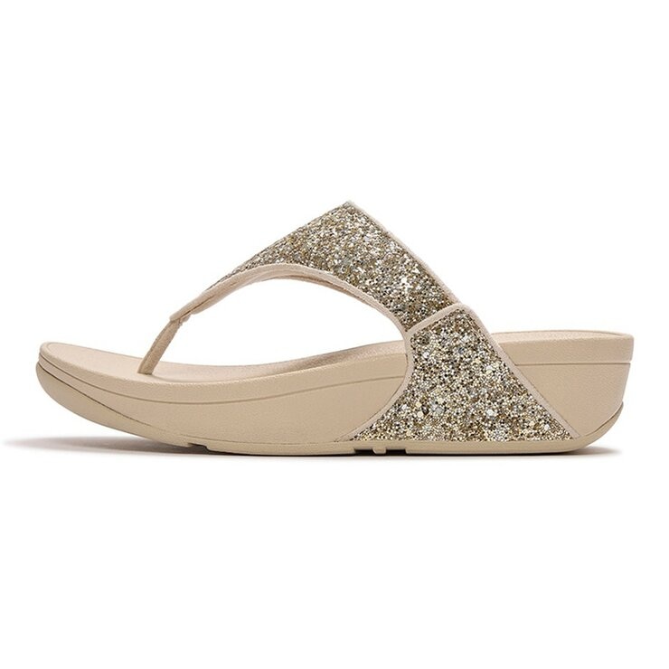 FitFlop 女夾腳拖鞋 金