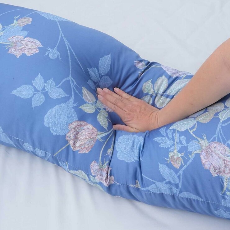 CASA 萊賽爾長抱枕 45公分 X 120公分 X 20公分 晨霧花