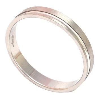 18K 白K金 金戒指 18K-41171