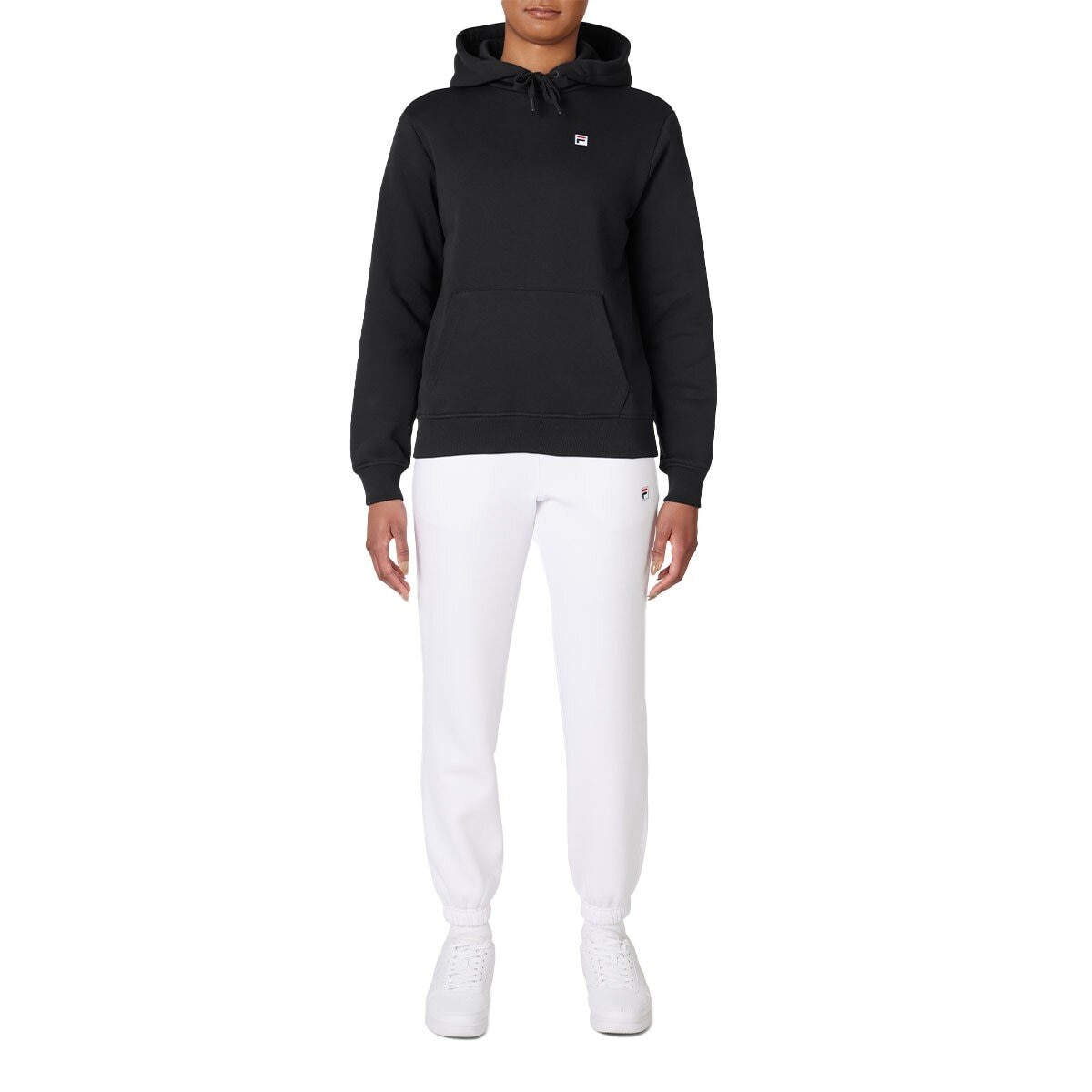 Fila 女刷毛連帽長袖上衣