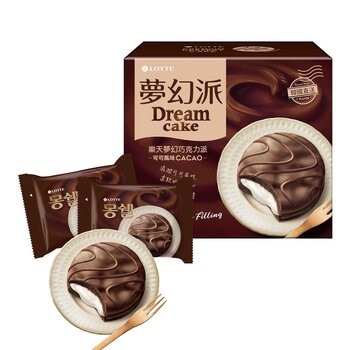 樂天 夢幻巧克力派 可可風味 34公克 X 36顆