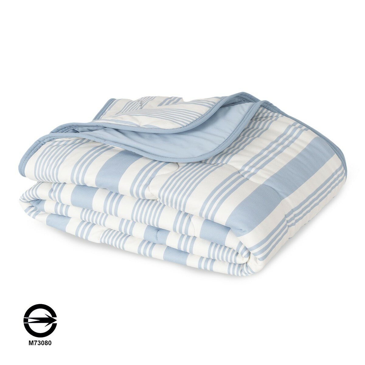Berkshire 涼感被 152公分 X 177公分 藍條紋