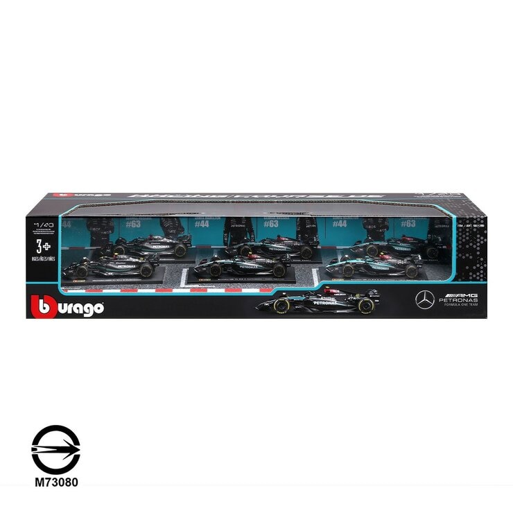 Bburago 1:43 F1 賽車收藏模型車 6入組 多種款式選擇 / 3歲以上