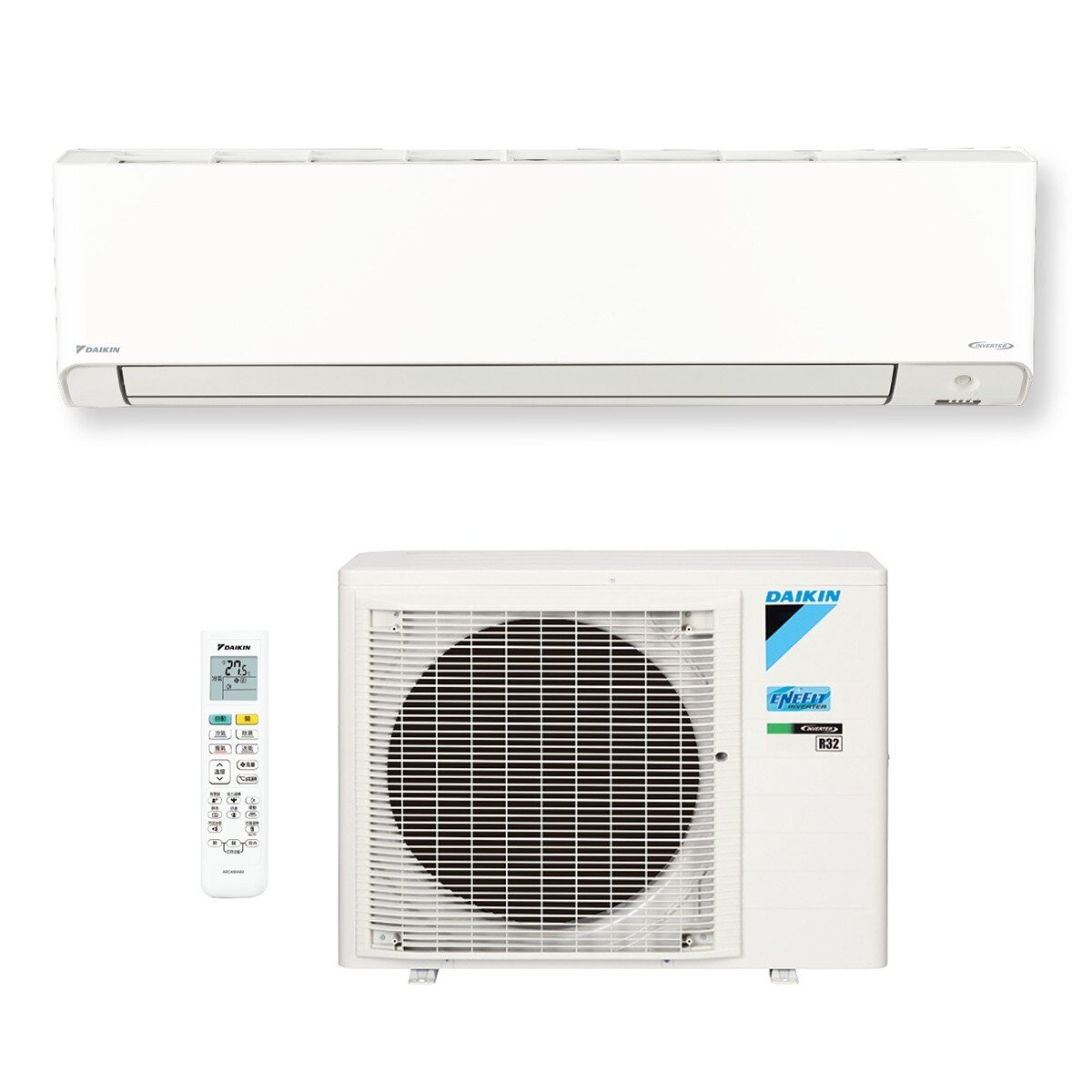 大金 10-12坪 7.2kW 橫綱X系列 變頻冷暖一對一分離式冷氣 含運費及基本安裝