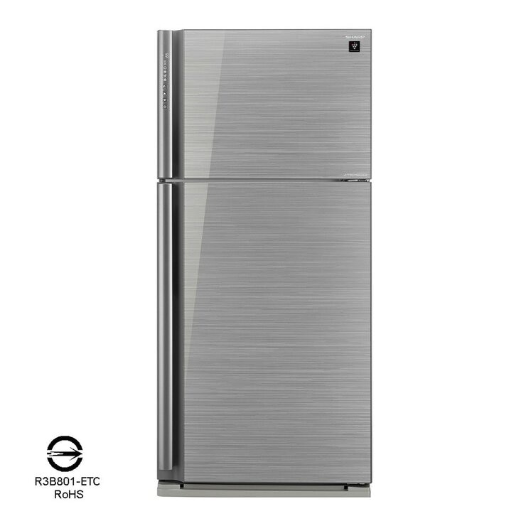 夏普 583公升玻璃鏡面變頻雙門冰箱 SJ-GD58V-SL