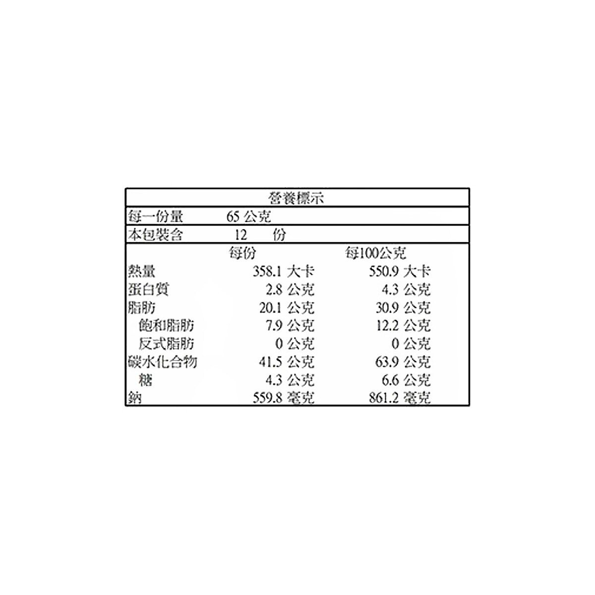 好麗友烏龜脆片韓式辣醬味 65 公克 X 12 包