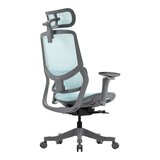ERGOKING S5 人體工學椅 灰框藍網