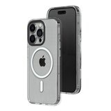 犀牛盾 iPhone 15 Pro Clear MagSafe 兼容 透明防摔手機殼+ 9H 抗藍光鋼化玻璃保護貼