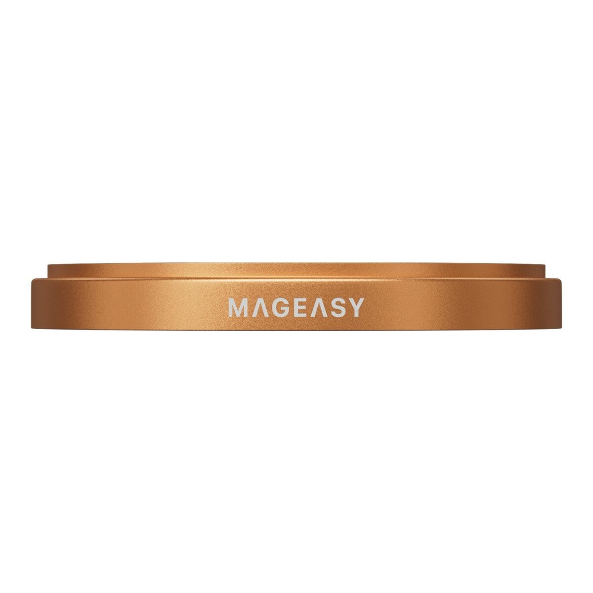 MAGEASY Bright M 不發黃軍規磁吸透明殼 iPhone 17 Pro(白磁圈) + 鏡頭保護貼Lenz(珊瑚) + Vetro 9H 鋼化玻璃保護膜