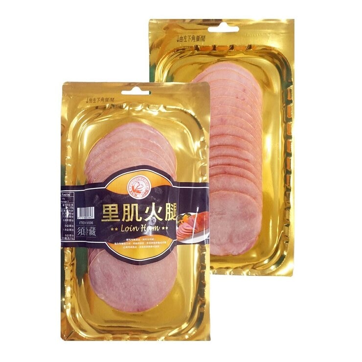 富統 冷藏里肌火腿 250公克 X 2入