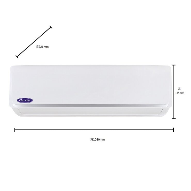 開利 10-12坪 7.4kW 智冷系列3D環繞變頻冷暖一對一分離式冷氣 含運費及基本安裝