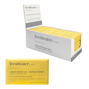 Freshwater Farm 香皂 12入 檸檬香桃木 + 麥盧卡蜂蜜