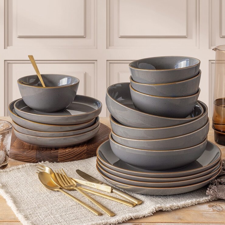 Over & Back 陶製餐具 X 16件組