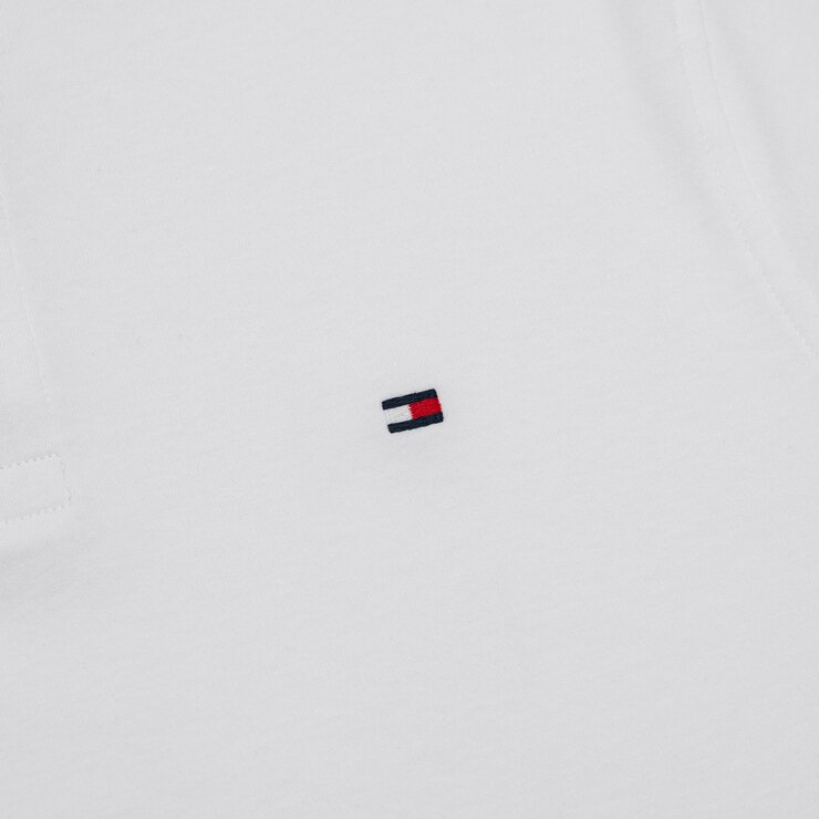 Tommy Hilfiger 男短袖Polo衫 白 Tommy Hilfiger 男短袖Polo衫 白