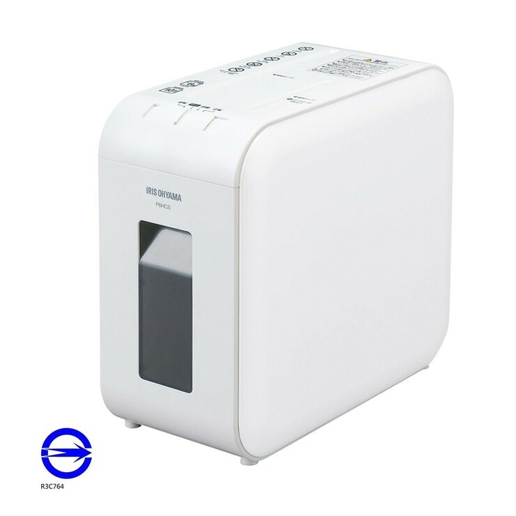 IRIS OHYAMA 超靜音小型碎紙機 P6HCS-W 白