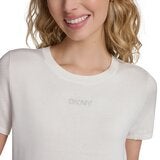 DKNY Jeans 女短袖上衣 白