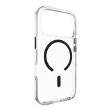 MAGEASY Bright M 不發黃軍規磁吸透明殼 iPhone 17 Pro(午夜磁圈) + 鏡頭保護貼Lenz(午夜) + Vetro 9H 鋼化玻璃保護膜