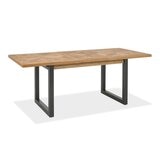 Bentley Designs Indus Rustic 橡木 餐桌椅四件組