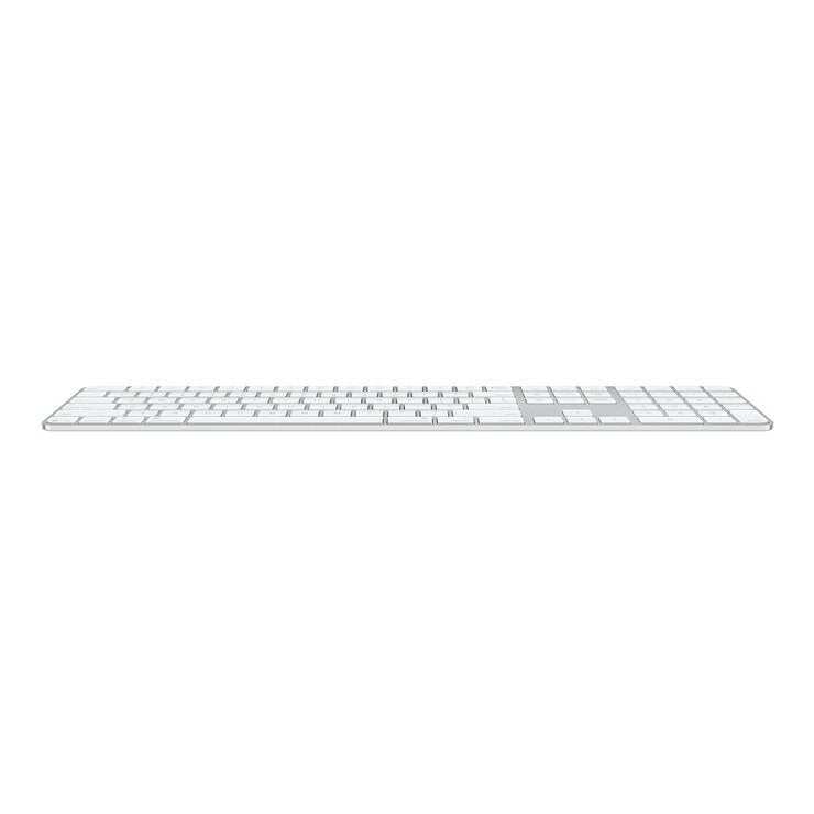 Apple 巧控鍵盤 含 Touch ID 與數字鍵盤 適用於配備 Apple 晶片的 Mac 機型 中文(注音) 白色按鍵 Apple 巧控鍵盤 含 Touch ID 與數字鍵盤 適用於配備 Apple 晶片的 Mac 機型 中文(注音) 白色按鍵