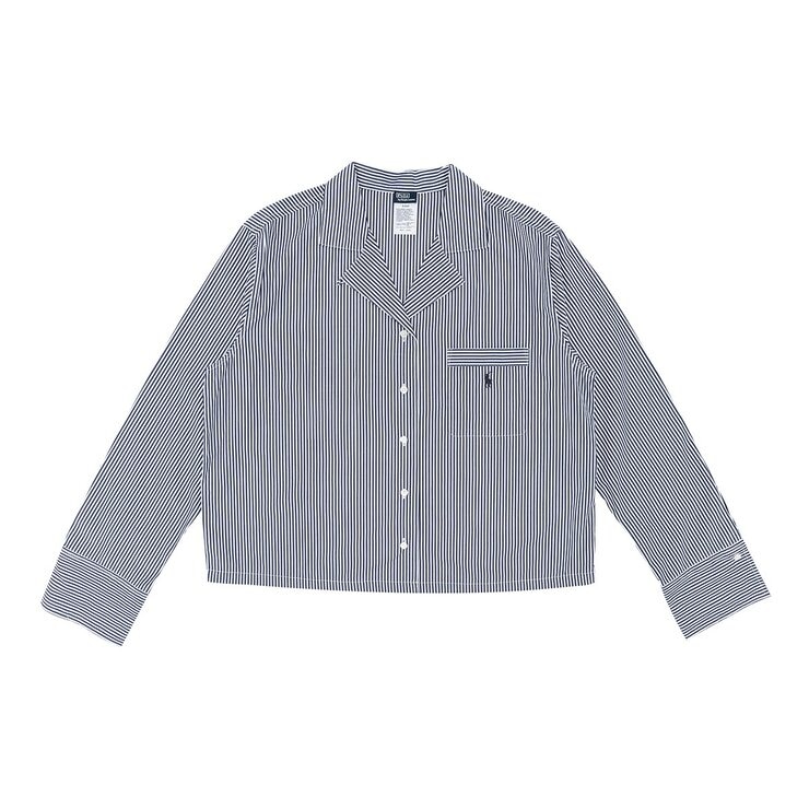 Polo Ralph Lauren 女長袖睡衣套組 深藍