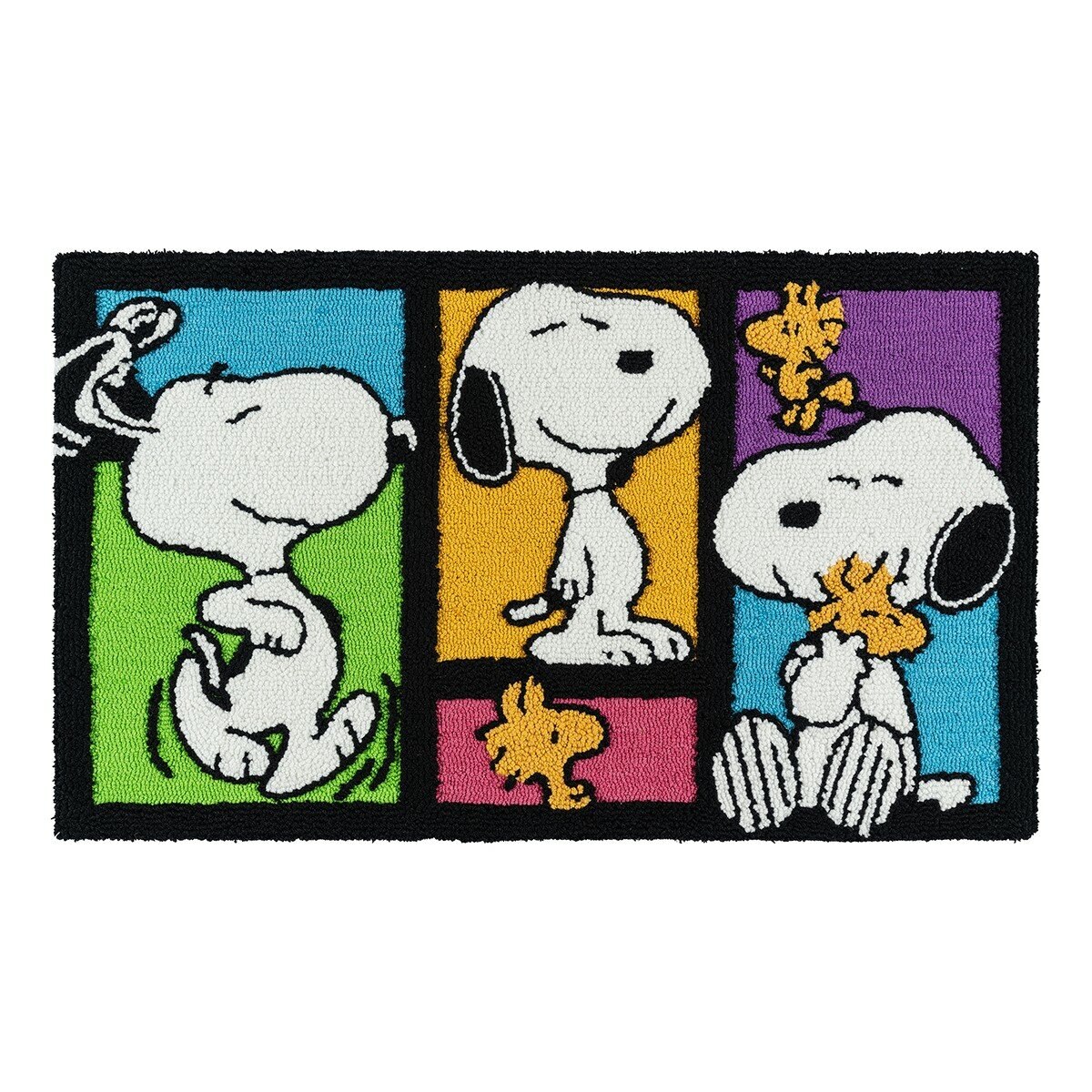 經典卡通舒適地毯 57公分 X 96公分 拼布