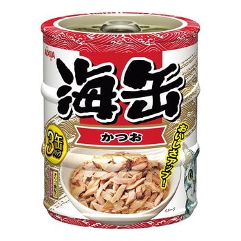 愛喜雅 海缶3P貓點心罐 鰹魚 60公克 X 3罐 X 24入