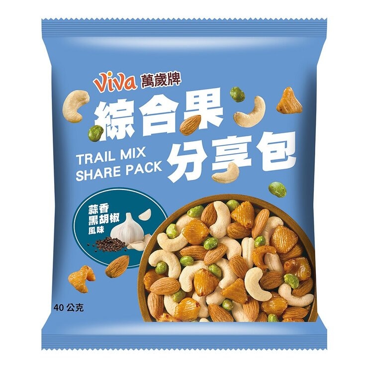 萬歲牌 綜合果分享包蒜香黑胡椒風味 40公克 X 18入
