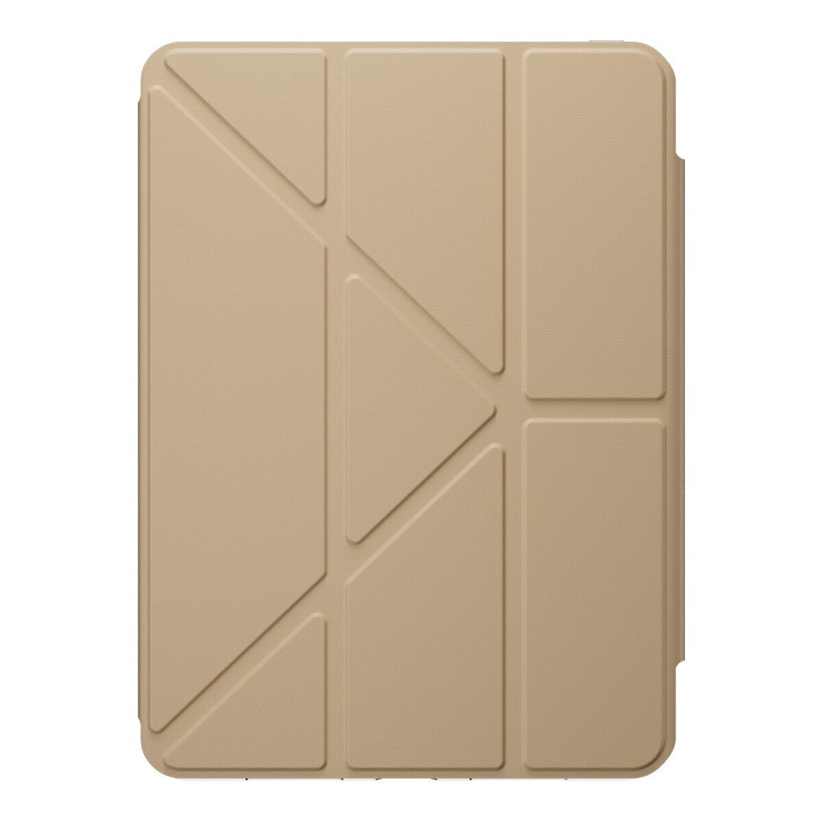 MAGEASY Facet 全方位支架透明背蓋保護套 適用於 2024 iPad Air 13吋 2025 M3 / 2024 M2 奶茶色