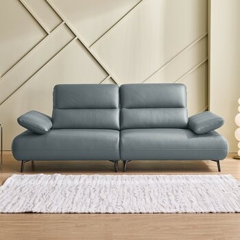 Dauning Rotund 全牛皮雙人沙發