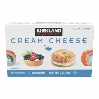 科克蘭 鮮奶油乾酪 226公克 X 6入 科克蘭 鮮奶油乾酪 226公克 X 6入