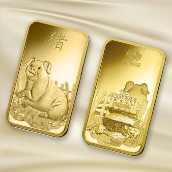 Pamp 豬年彌月5公克黃金條塊 Pamp 豬年彌月5公克黃金條塊