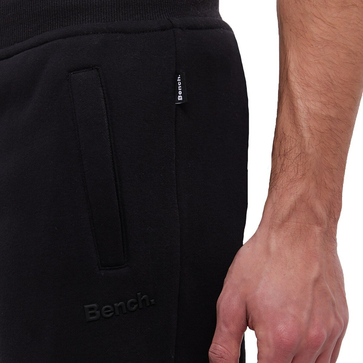 Bench 男刷毛運動長褲 黑