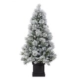 137公分 / 4.5呎 雪絨盆裝聖誕樹