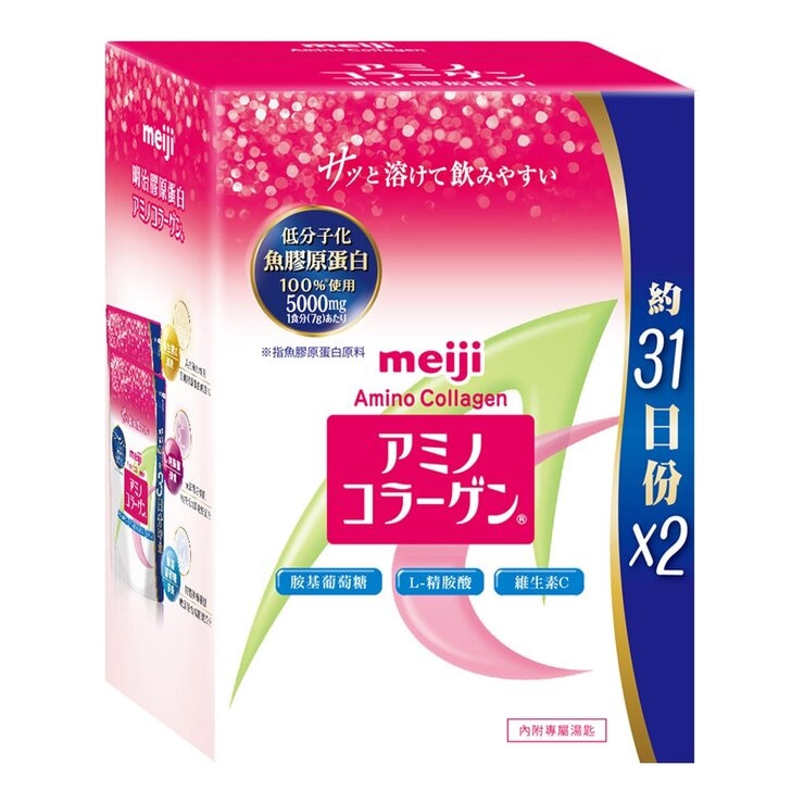 明治 膠原蛋白粉 標準版31日份 (217公克) X 2入組